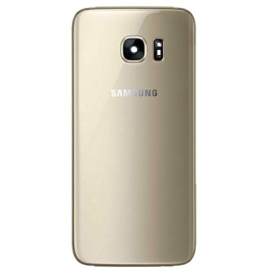 Bild von Samsung Galaxy S7 Edge G935F Back Cover Gold With Lens OEM