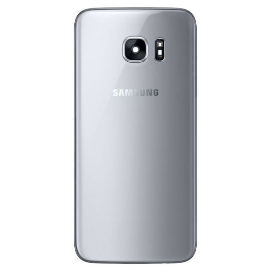 Bild von Samsung Galaxy S7 Edge G935F Back Cover Silver With Lens OEM