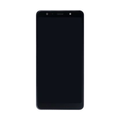 Bild von Samsung Galaxy A7 A750F (2018) Display and Digitizer With Frame Black Soft-OLED