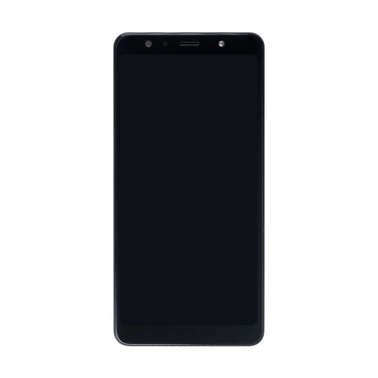 Bild von Samsung Galaxy A7 A750F (2018) Display and Digitizer With Frame Black Soft-OLED